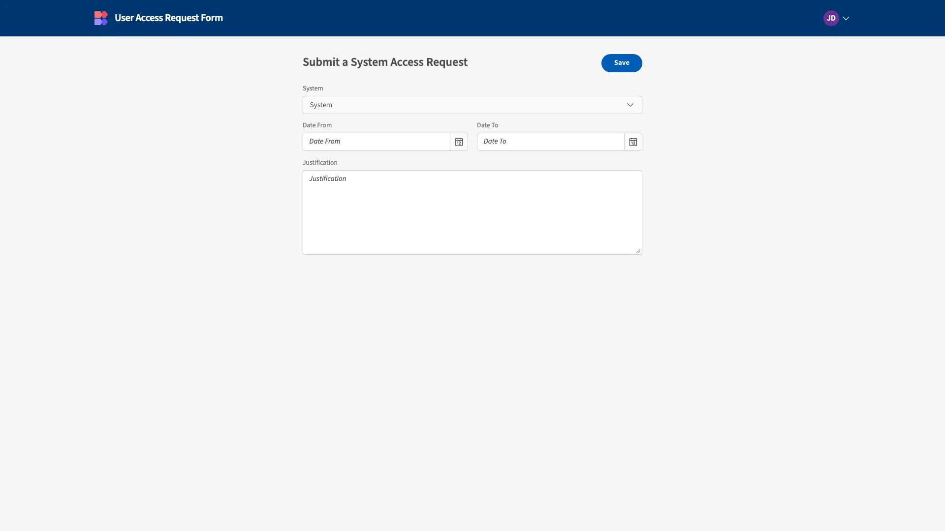 Automated approval workflow form Automated approval workflow form